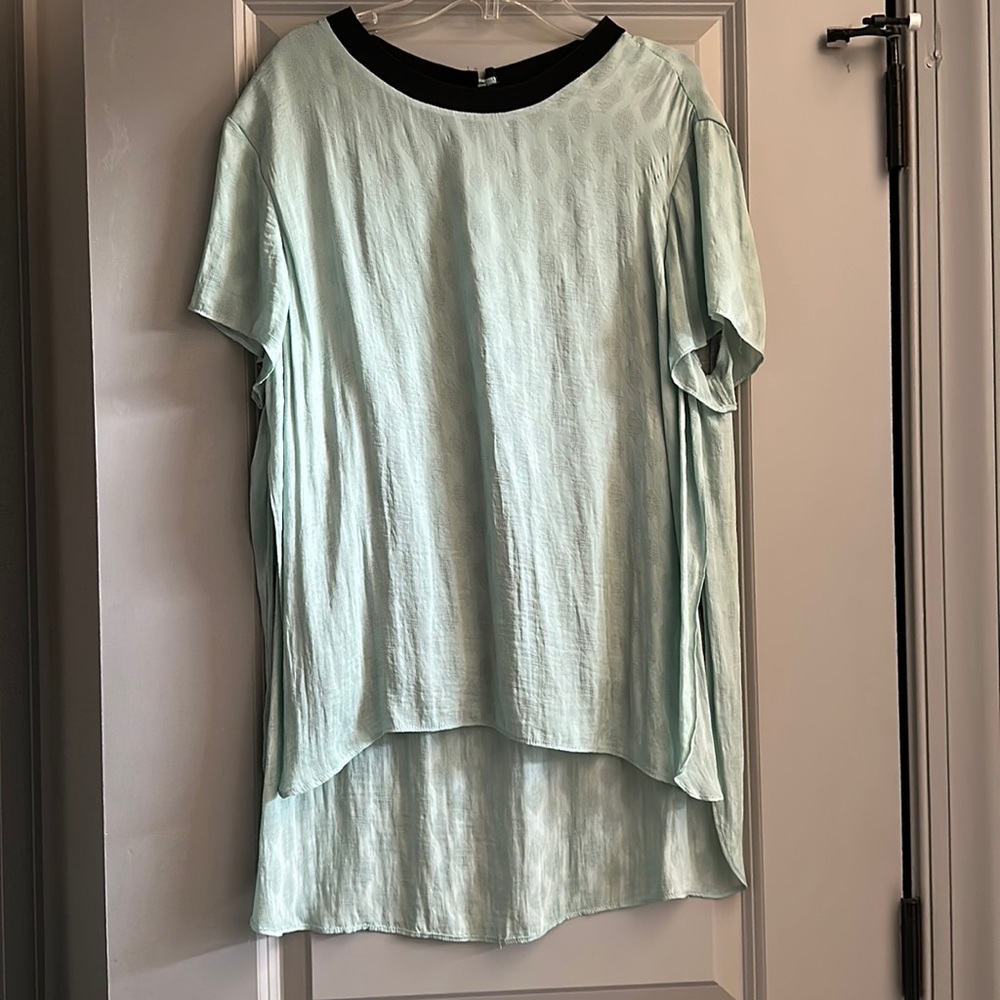 Rachel Roy light green double layered top size XL
